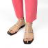 Sandale dama piele naturala DiAmanti Scarlet roz pudra